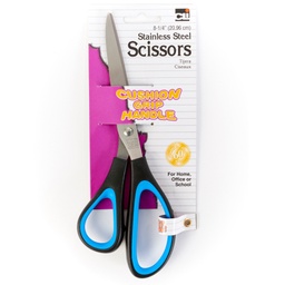 [80825 CLI] 8.25&quot; Straight Stainless Steel Scissors with Cushion Grip Handle
