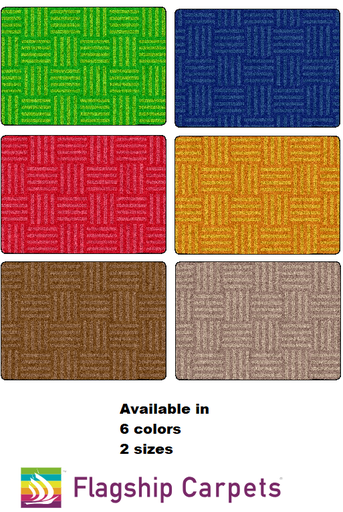 [FE383 FC] Hashtag Tone On Tone Seating Rug