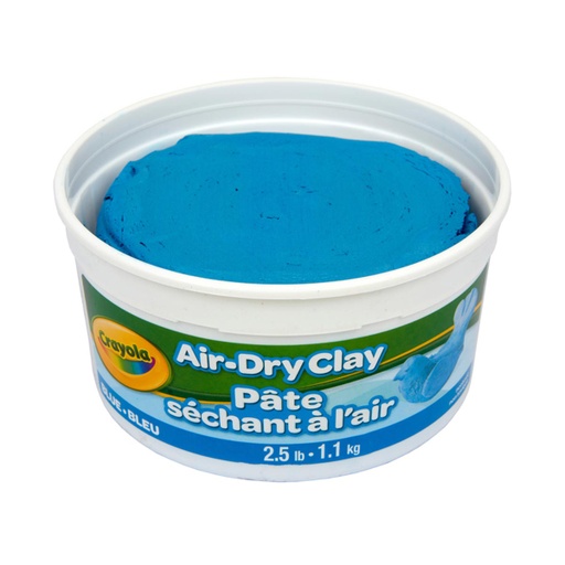 [575142 BIN] Air Dry Clay, 2.5lb Tub, Blue
