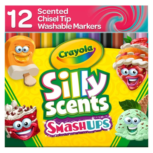 [588279 BIN] Wedge Tip Silly Scents™ Smash Ups, 12 Count