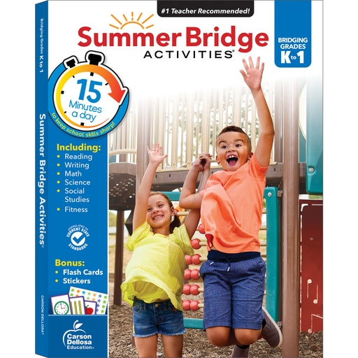 [704696 CD] Summer Bridge Activities® Workbook, Grade K-1, Paperback