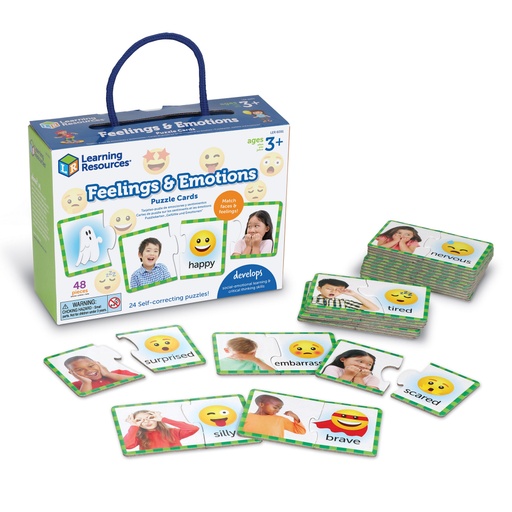 [6091 LER] Feelings & Emotions Puzzle Cards
