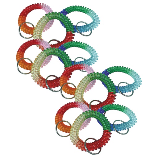 [260C-12 TPG] Wrist Coil, Tricolor, Pack of 12