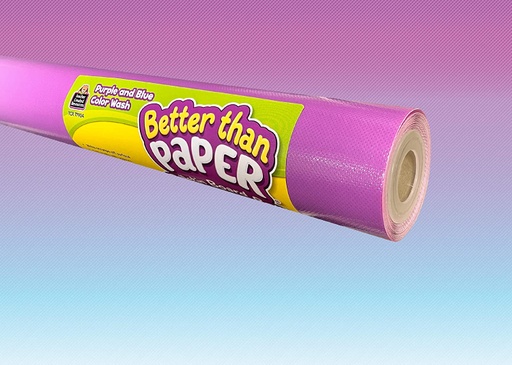 [32452 TCR] Better Than Paper Bulletin Board Roll, Purple and Blue Color Wash, 4-Pack