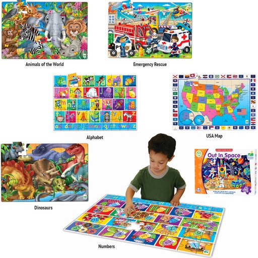 [L0005 TLJ] Learning Journey Jumbo Floor Puzzles Set