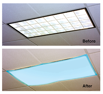 [1230 EI] 4ct Tranquil Blue Fluorescent Light Filters