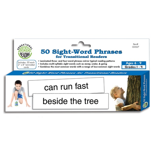 [133027 ELP] 50 Sight Word Phrases for Transitional Readers