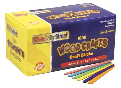 Jumbo Craft Sticks- Pack of 500ct 