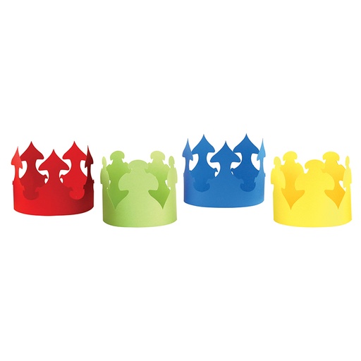 [65249 HG] Bright Tag Crowns, Pack of 24
