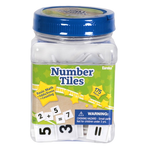 [867430 EU] Tub of Number Tiles Manipulatives