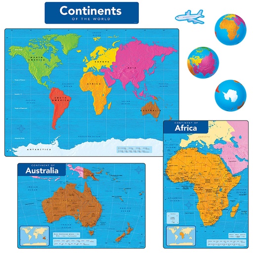 [19018 T] Continents of the World Learning Set