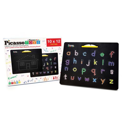 [PTB04 LAT] Double-Sided Magnetic Drawing Board Alphabet Letter and Freestyle