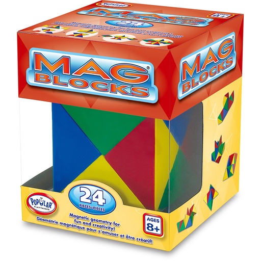 [415 POP] Mag-Blocks® 24-Piece Set