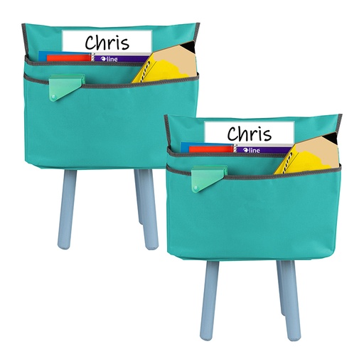 [10414-2 CL] Standard Chair Cubbie™, 14", Seafoam Green, Pack of 2