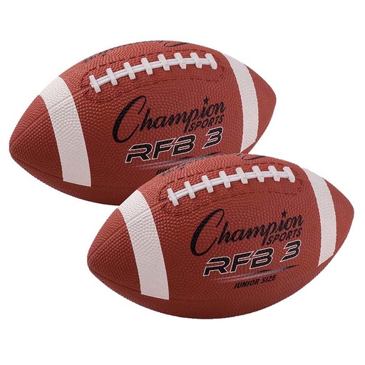 [RFB3-2 CHS] Rubber Football, Junior Size, Pack of 2