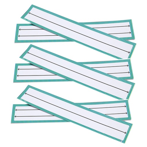 [211775-3 DD] Blank Student Number Lines, 10 Per Pack, 3 Packs