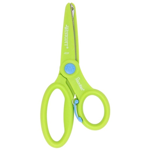 [15663-6 ACM] Preschool Training Scissors, 5", Assorted Colors, Pack of 6 | 15663-6 ACM