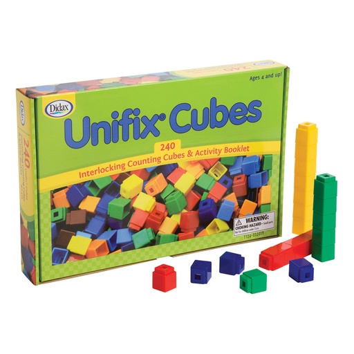 [2121 DD] UNIFIX® Cubes for Pattern Building, 240 Per Pack