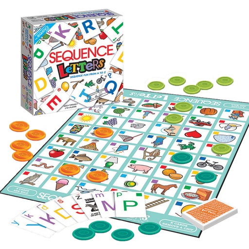 [8011 JAX] Sequence® Letters Board Game for Kids
