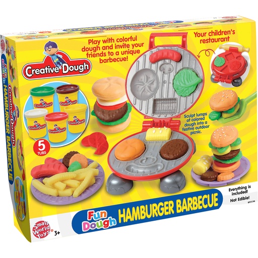 [9721299 SWT] Creative Dough Fun Dough Activity Set - Hamburger BBQ