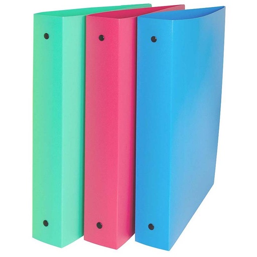 [31720-3 CL] 3-Ring Binder, 1.5" Capacity, Assorted Tropic Tones, Pack of 3