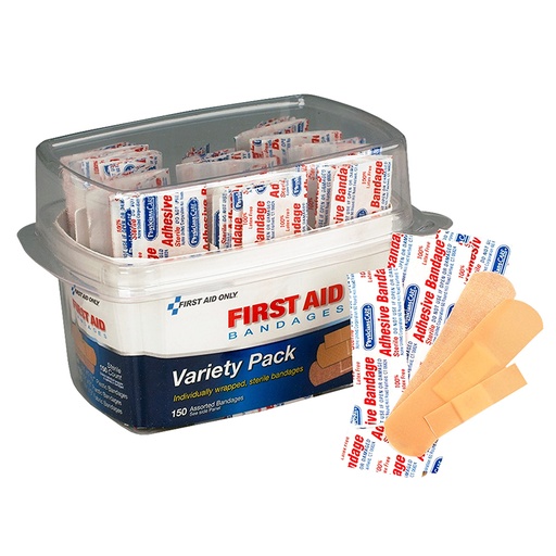 [90095 ACM] Assorted Bandage Box Kit, 150 Pieces
