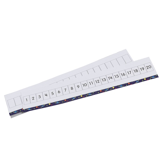 [211774 DD] Write-On/Wipe-Off 1-20 Number Path, Set of 10
