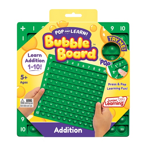 [678 JL] Addition Pop and Learn™ Bubble Board