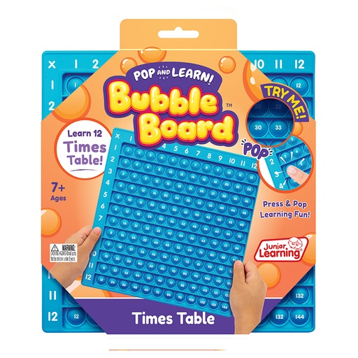 [680 JL] Times Table Pop and Learn™ Bubble Board