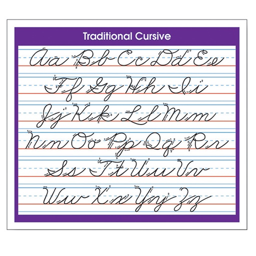 [9056 NS] Adhesive Traditional Cursive Desk Prompt, Pack of 36