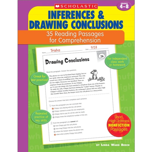 [955411 SC] 35 Reading Passages for Comprehension: Inferences & Drawing Conclusions