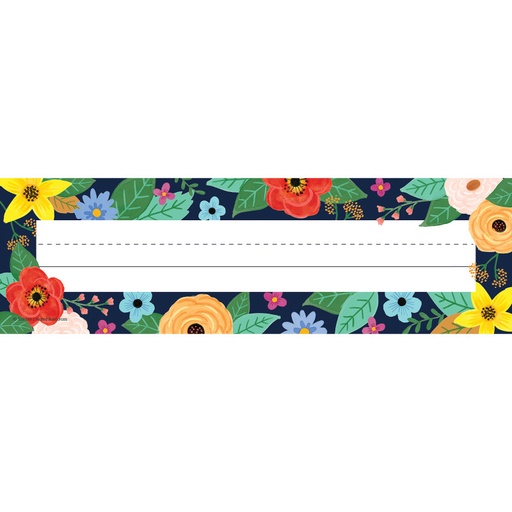 [6698 TCR] Wildflowers Flat Name Plates