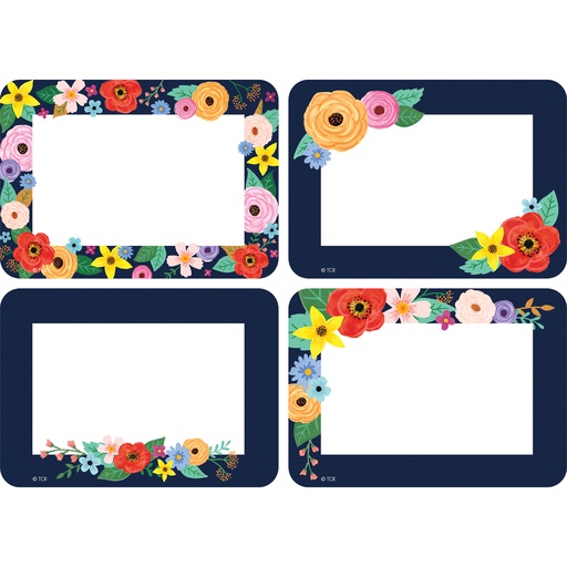 [6701 TCR] Wildflowers Name Tags/Labels  MultiPack