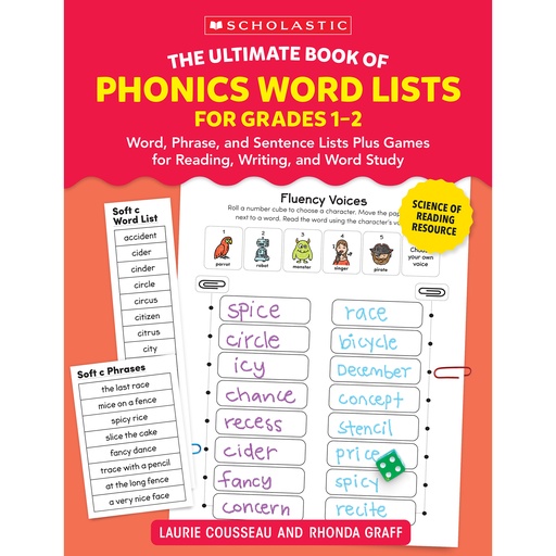 [761180 SC] The Ultimate Book Of Phonics Word Lists, Grades 2-3