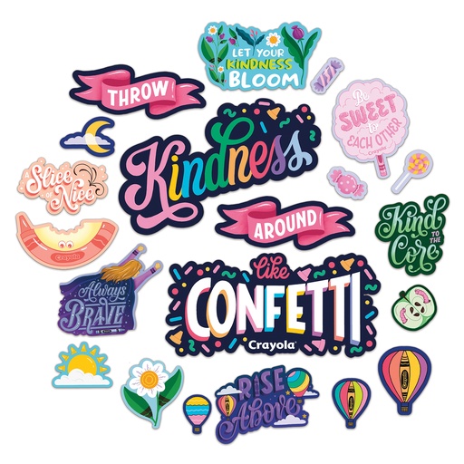 [847840 EU] Crayola Colors of Kindness Throw Kindness Bulletin Board Sets