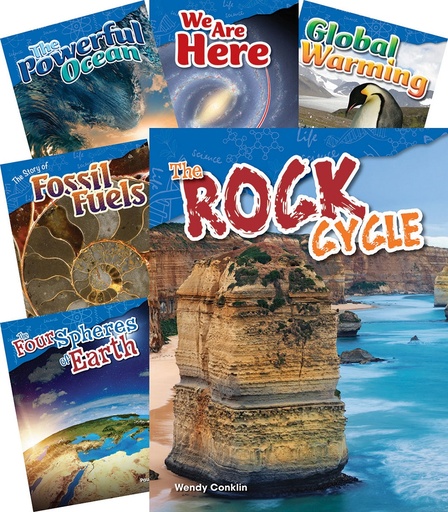 [23423 SHE] Let's Explore Earth & Space Science Grades 4-5, Book Set