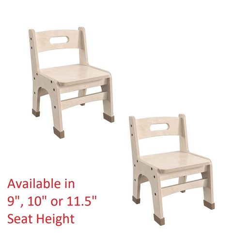 [24435 FF] Bright Beginnings Set of 2 Commercial Grade Wooden Classroom Chairs