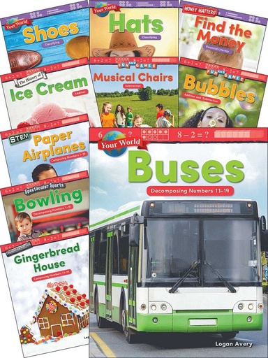 [102120 SHE] Operations and Algebraic Reasoning, Measurement and Data for Kindergarten, Book Set
