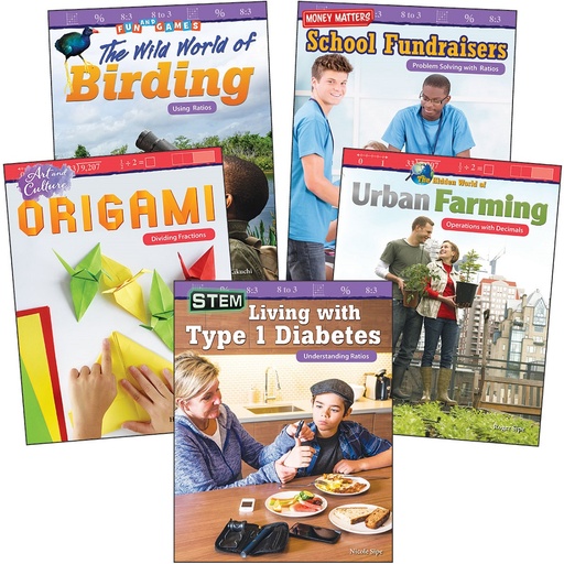 [112050 SHE] Fractions, Decimals, and Ratios Grade 6: Book Set