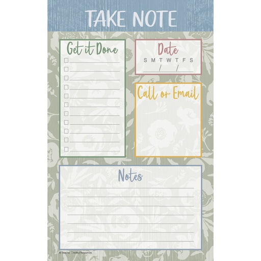 [7198 TCR] Classroom Cottage Notepad