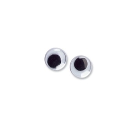 [64512 CLI] 50ct Black 12mm Wiggly Eyes