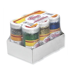 [91370 PAC] 6ct Assorted 4oz Glitter                Pack