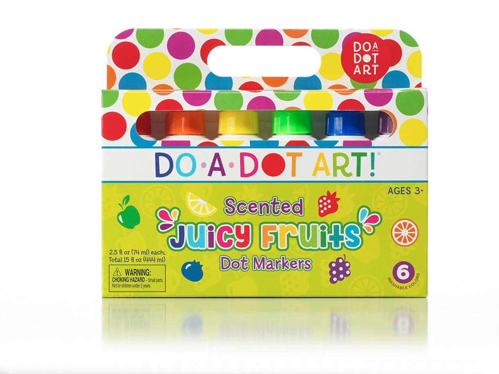 Do A Dot Art Juicy Fruits Scented Markers- 6 Colors - The Burlap