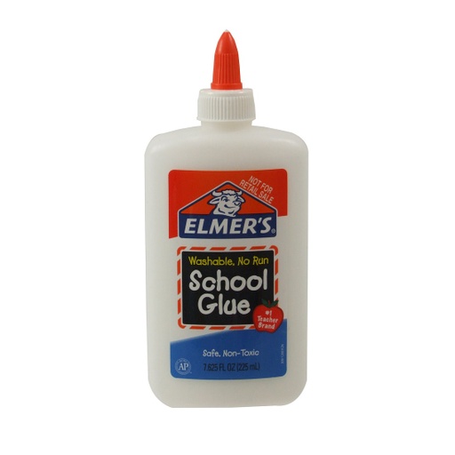 [E308NR ELM] 7 5/8oz Elmer's No Run Washable School Glue