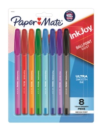 [1945932 SAN] Paper Mate &quot;Inkjoy 100&quot; Ballpoint 8ct Pen Set