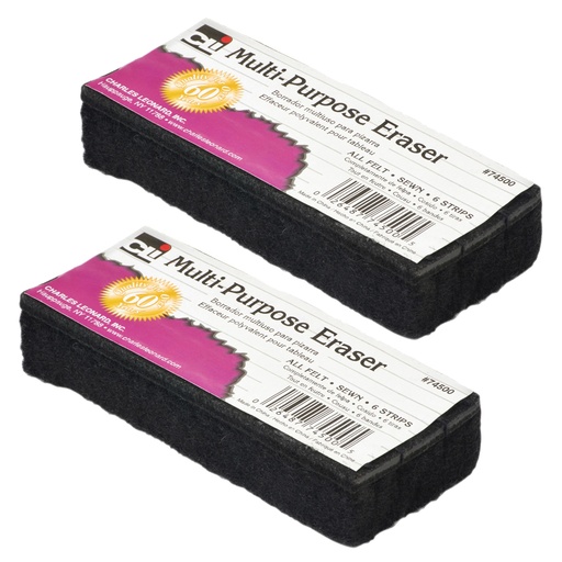 [74500-2 CLI] 5"  Multi-Purpose Erasers 24ct