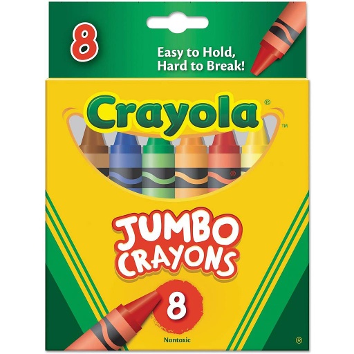 [520389 BIN] 8ct Jumbo Crayola Crayons Tuck Box