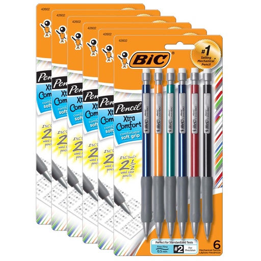 [MPFGP61-6 BIC] Xtra-Comfort Fine Point Mechanical Pencils 36ct