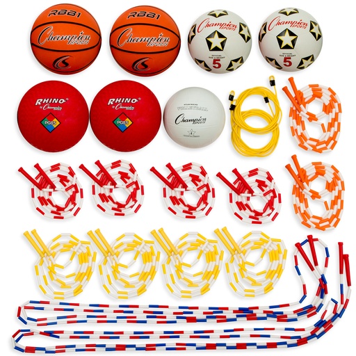 [UPGSET2 CHS] Physical Education Kit with 7 Balls & 14 Jump Ropes