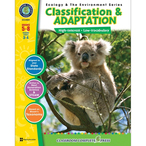 [4501 CCP] Classification & Adaptation Resource Book, Grades 5-8